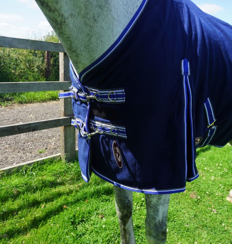 Ruggles Polar Fleece Rug - Navy (6ft 3)